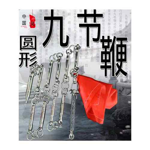 送鞭彩【4两-1斤半】九节鞭初学者表演不锈钢实战重鞭武术九截鞭