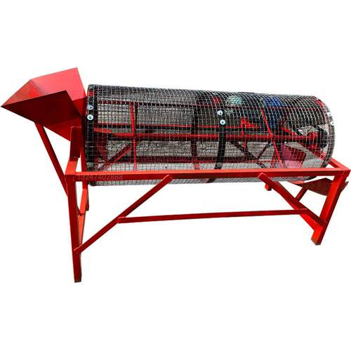 小筛沙机滚筒式移动砂滚石分离 型建筑工地 筒筛沙选机ZP-50 震动