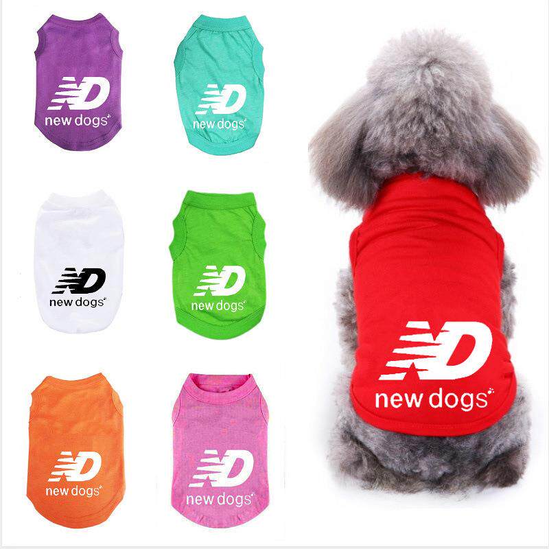 狗衣服狗背心薄款小中型犬泰迪猫咪比熊时尚休闲宠物服饰宠物狗