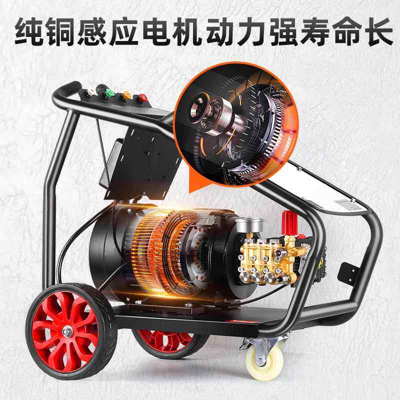 工业A506R超高喷压清公洗机500斤船舶砂除漆锈洗车大功机率清洗38