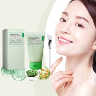 Facial OUHOE Tomato cleanses facial Gently Green Cleanser