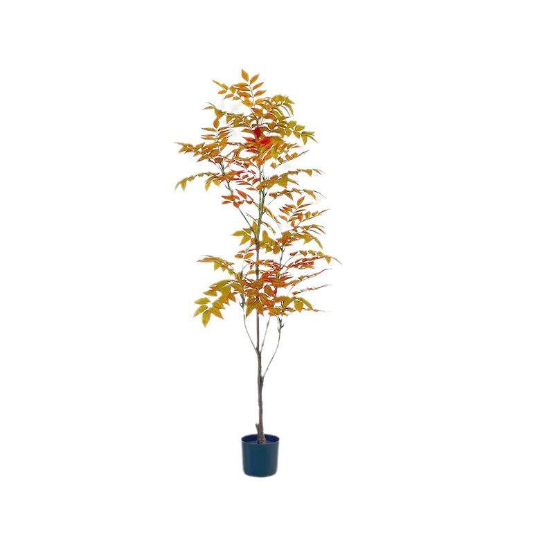 仿真绿植漆木树室内客厅盆栽落地植物香椿树家居装饰摆件高端轻奢
