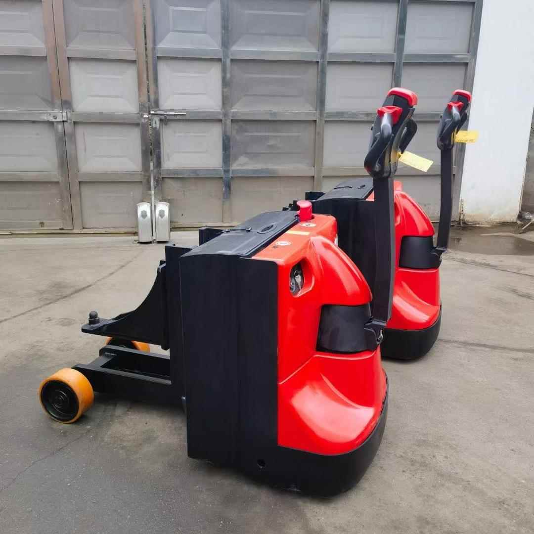 普尔夫电动A字架搬运车拖车步行牵引车液压手拉电瓶升降叉车非标