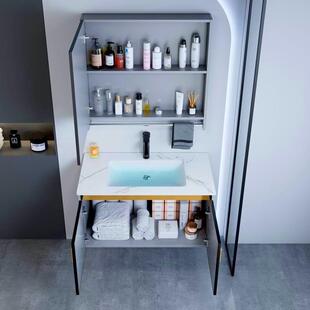 空铝浴室组合小户卫生间269陶瓷洗手柜盆洗漱台太卫型浴一体洗脸