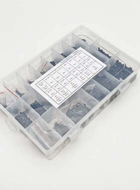 2200pcs盒装发黑碳钢沉头内六角螺丝螺母弹垫组合M1.6-M3机螺钉