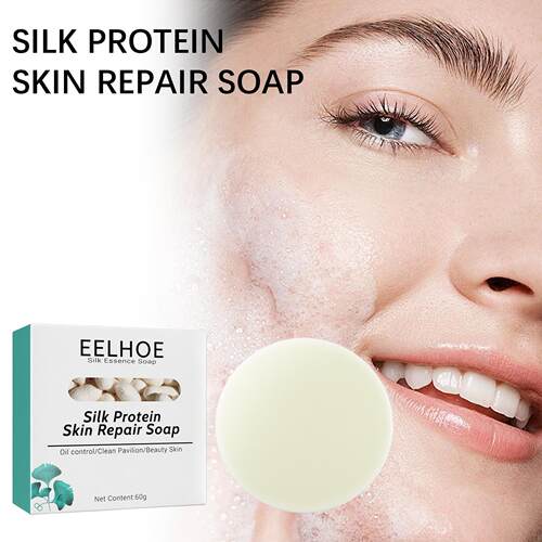 EELHOE Silk and Goat Milk Handmade Soap - Nourishing Skin, D