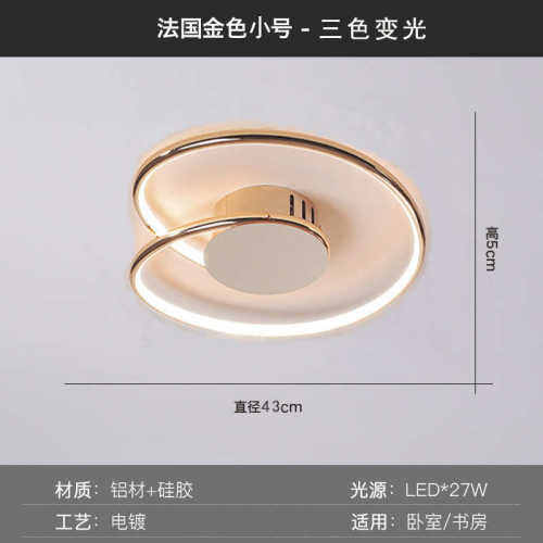 简led轻 灯现代吸顶灯创意房间浪漫灯具简约卧室北欧个性温馨大气