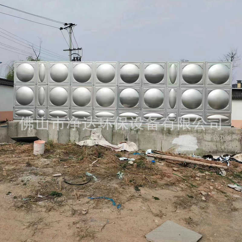 组合吨水箱水罐装配式水塔加工不锈钢108不锈钢水箱保温304消防储