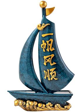 老板办公室马摆件总经理装饰品家居商务酒柜工艺书柜一帆风顺摆设