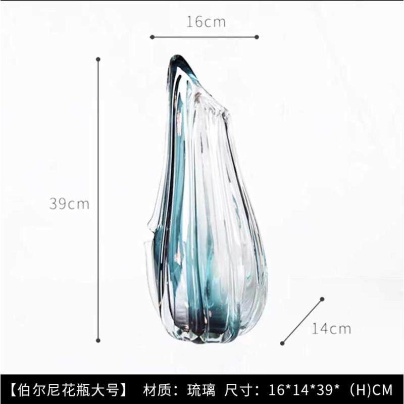 现代简约干花插花玻璃花瓶摆件北欧客厅轻奢高端设计软装饰品花器,家居饰品,装饰摆件,淘宝优惠券,粉丝福利购,淘宝优惠卷