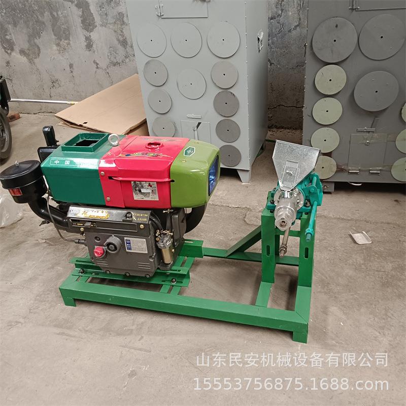 家用玉米膨化机 小型汽油机带爆米花机 流动车载式夹心空心棒机
