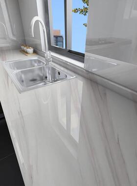Kitchen sticker waterproof marble self-adhesive wallpaper
