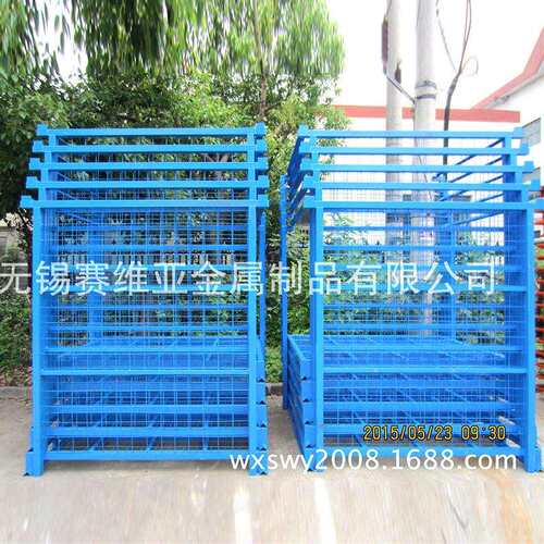 可折叠轮胎堆垛架钢制常规冷库堆垛架布料巧固架重型仓储货架厂家