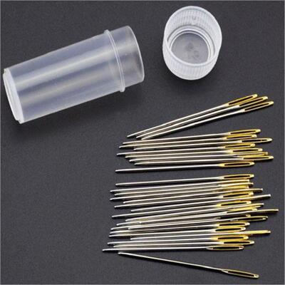 30PCS/BOX Gold tail Sewing Needle NO.22/24/26 Embroidery Fab
