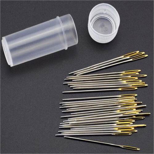 30PCS/BOX Gold tail Sewing Needle NO.22/24/26 Embroidery Fab