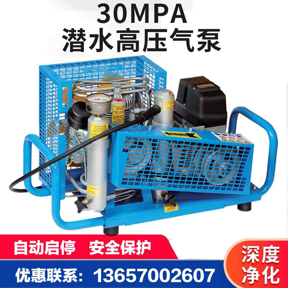 潜水呼吸器高压气泵充气泵空气压缩机30mpa正压式消防空气呼吸器