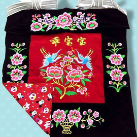 薄款中式贵d南云州四川重庆特背传统色带，婴幼儿宝宝背袋背巾