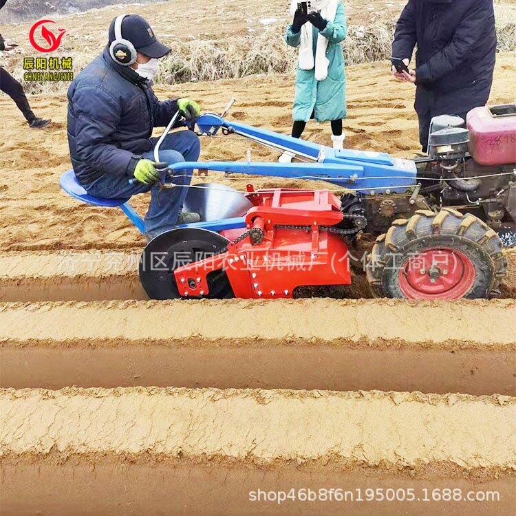 广东热销草莓烤烟西瓜农用筑梗机多用中草手扶车带小型起垄机