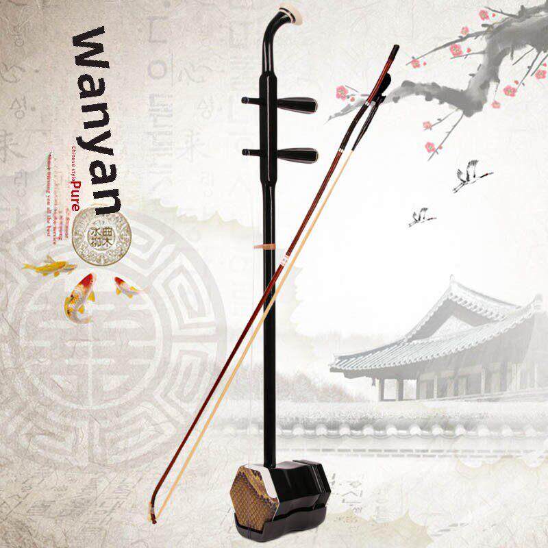 博文乐器实木二胡彩木二胡厂直销木轴铜轴二胡免费全套配件