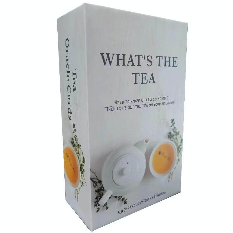 新版天地盖茶叶神谕卡What's The Tea Oracle 12x7cm英文卡牌游戏