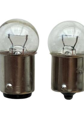 B15圆头报警指示灯泡小灯珠卡口单双触点6V12V36V24V30V36V5W10W