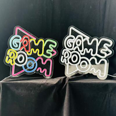 厂家直销热卖gameroom游戏机房霓虹装饰灯字母灯牌