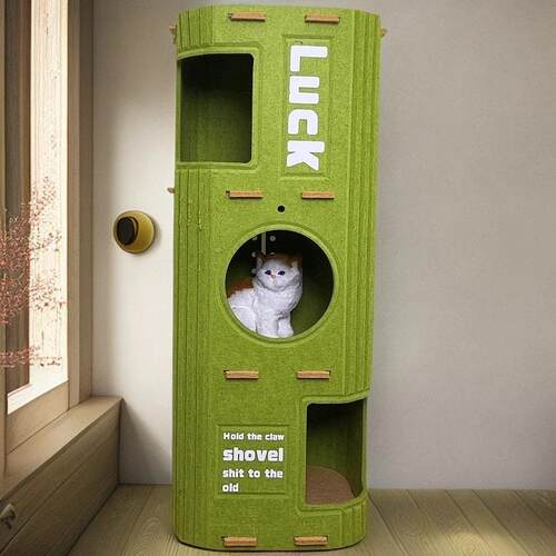 新型猫窝猫爬架一体四季通用高颜值多层大尺寸耐抓耐磨小猫封闭式