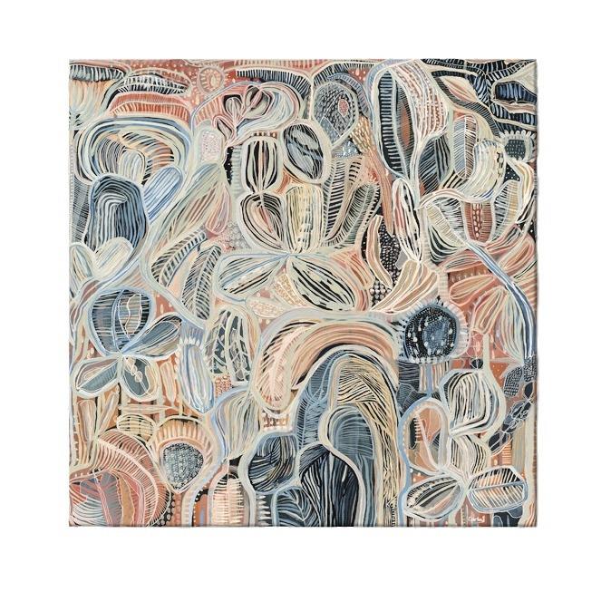 摩洛哥之梦现代简约抽象装饰画植物花卉高级感无框艺术挂画