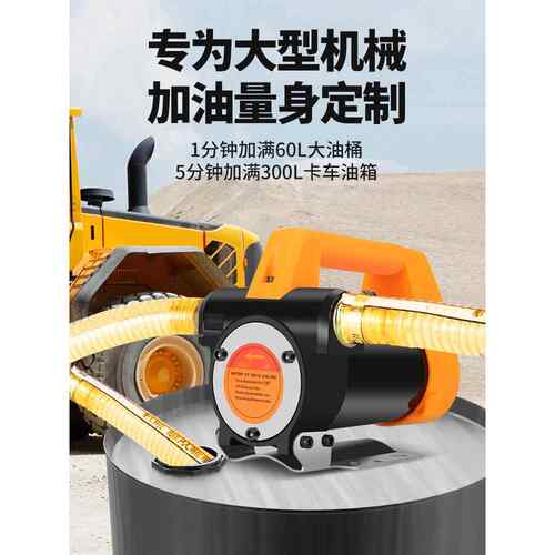 电动抽油泵12v24v220v通用柴油泵输油泵抽油机抽水泵自吸泵加油机