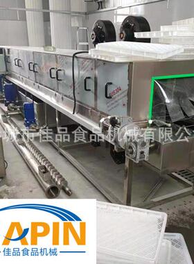 全自动塑料筐清洗风干机 隧道式洗筐机 食品箱清洗机厂家定制加工