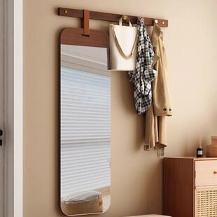 全实木室壁挂穿衣家镜用玄关贴墙全身镜女生卧RF CYJ40试衣镜挂衣