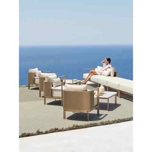 户外不锈钢沙发组合别墅庭院花园休闲桌椅售楼部露天阳台室外家具