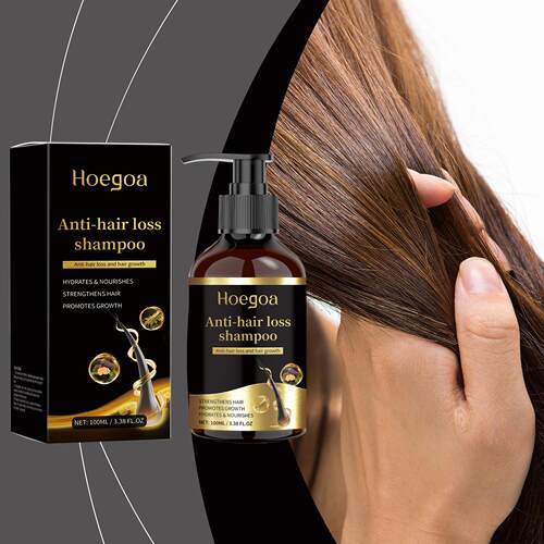 HOEGOA Ginseng Shampoo cleanses the scalp, moisturizes, nour