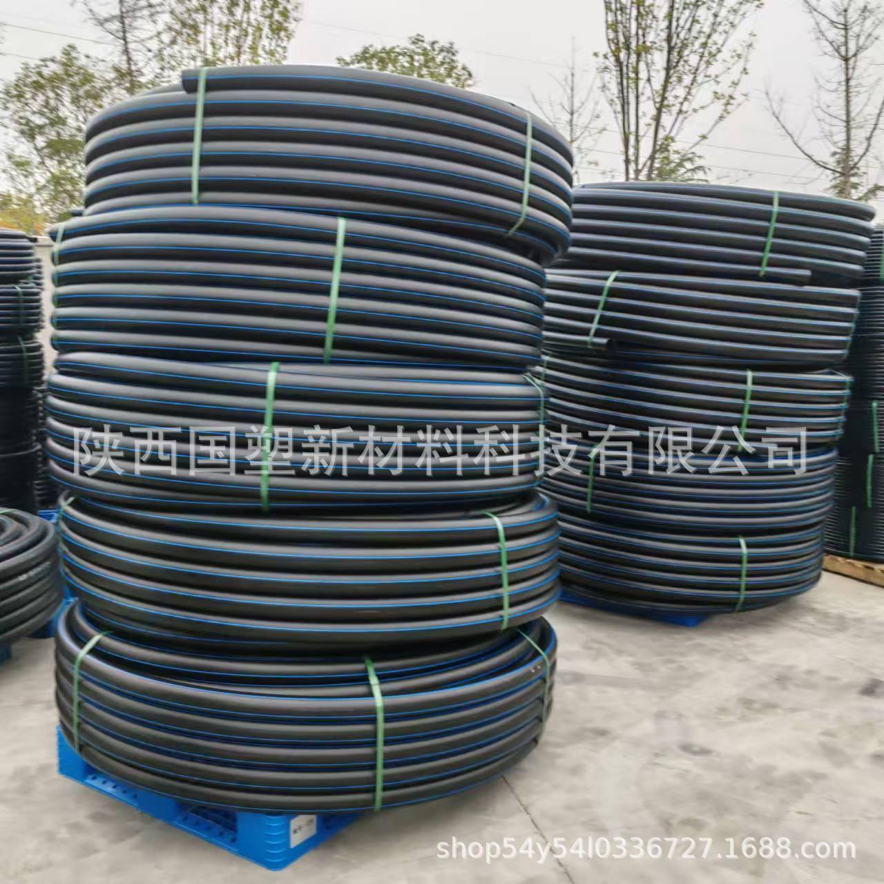 PE给水管HDPE聚乙烯材质1.6MPa市政工程供水盘管材厂家