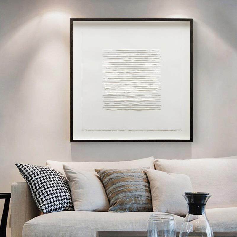 现代简约客厅装饰画走廊过道壁画立体挂画沙发背景墙雕刻实物画