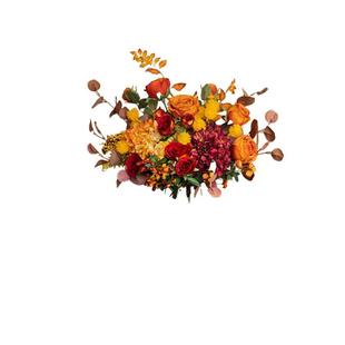 南十字星 高档仿真花束客厅假花干花摆设样板间轻奢花艺摆件 美式