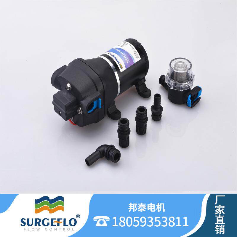 FL-30 12V24v直流电动房车游艇生活增压供水自吸清水泵户外抽水泵