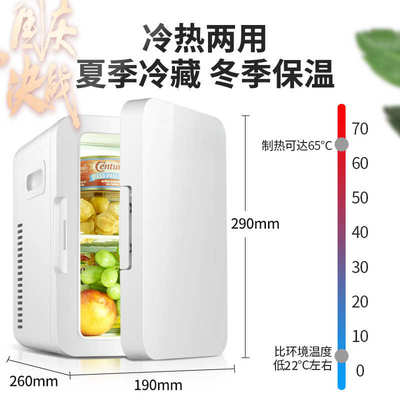 迷你小冰箱一人小型宿舍家用小冰柜2024新款车载冰箱通用型