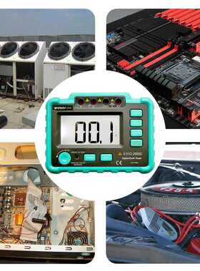 VC4105A+汉研WinApex接地电阻测试仪数字地阻仪防雷接地表