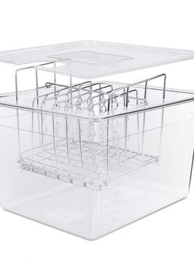 SousVide低温慢煮机烹饪棒专用水箱容器浴盆配件11L桶带盖