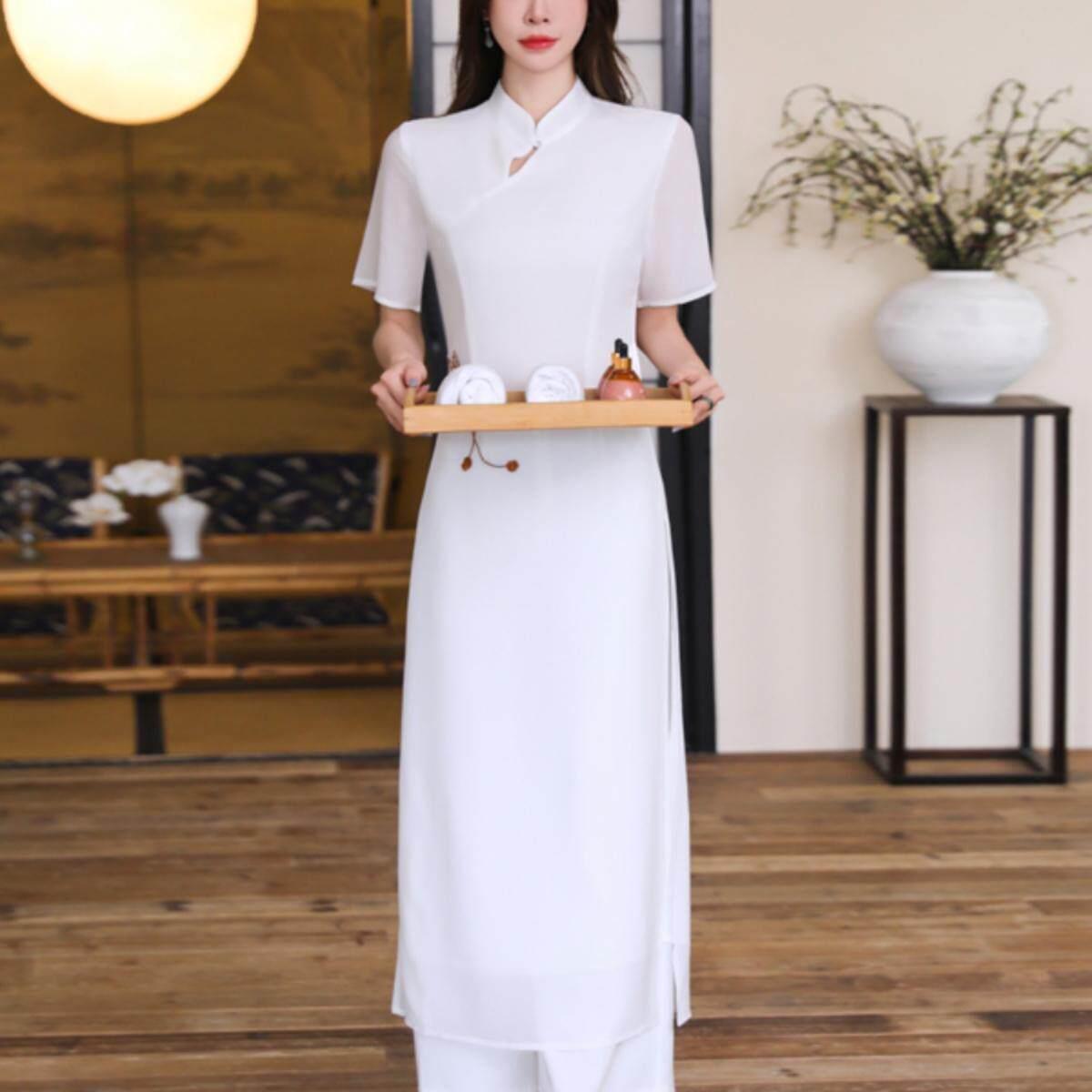 足浴技师工作服女高端养生馆采耳师服装足疗气质套装前台接待工装