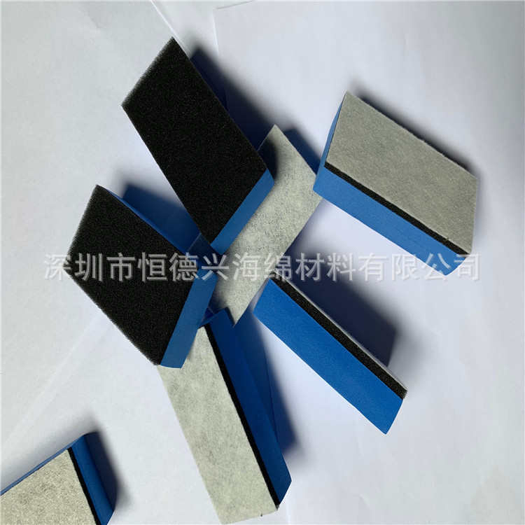 汽车海绵美容镀晶抛光镀膜EVA复合聚酯打蜡清洁擦车清洗洗车海绵