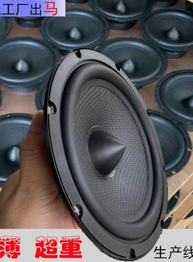 汽车音响喇叭改装6.5寸通用高中重低音同轴超薄全频车载扬声器