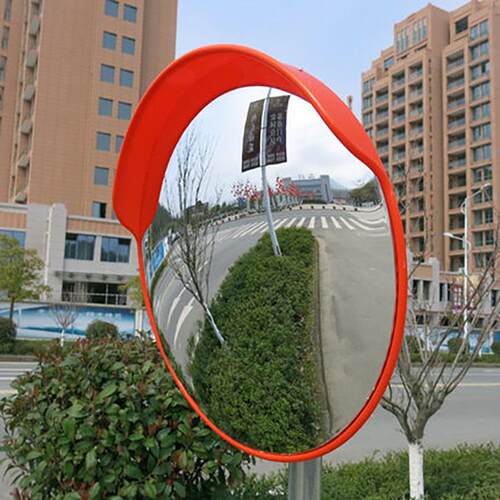 交通广角镜道路弯道镜停车场凸面镜防盗镜户外转角镜室外型80CM