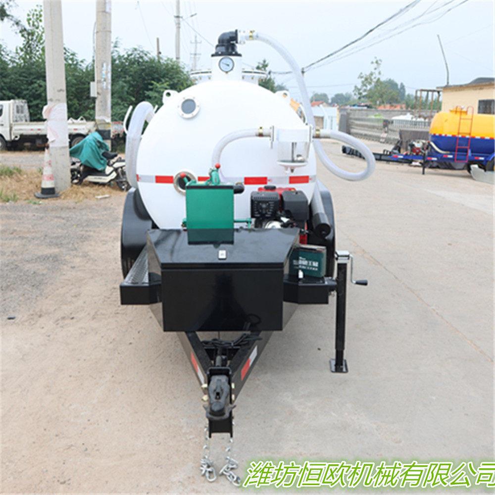 3吨污水拖车沼渣沼液拖车洒水拖车料车水拖车