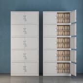 体五节柜铁分皮柜文件柜NCW档案柜料凭证柜办公柜室钢制储物柜资