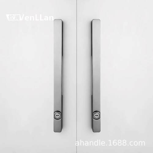 门锁室内通道门入户门移门简约家用通用拉手锁一字竖立房门锁轻奢