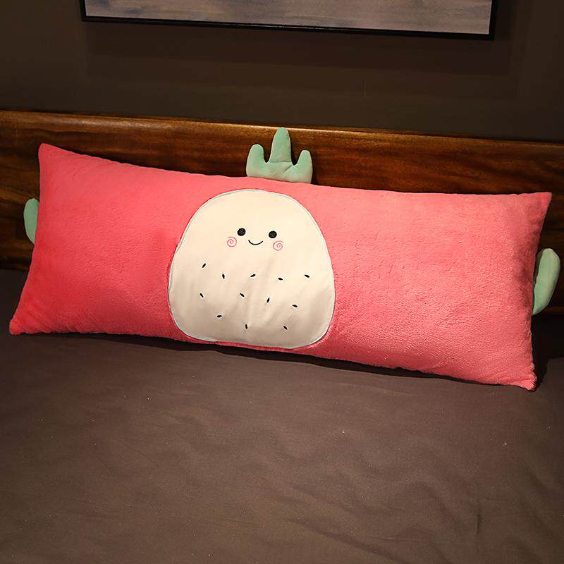 正品水果抱枕长条枕床上公仔娃娃女孩爱睡觉枕头可偶靠垫玩拆靠枕