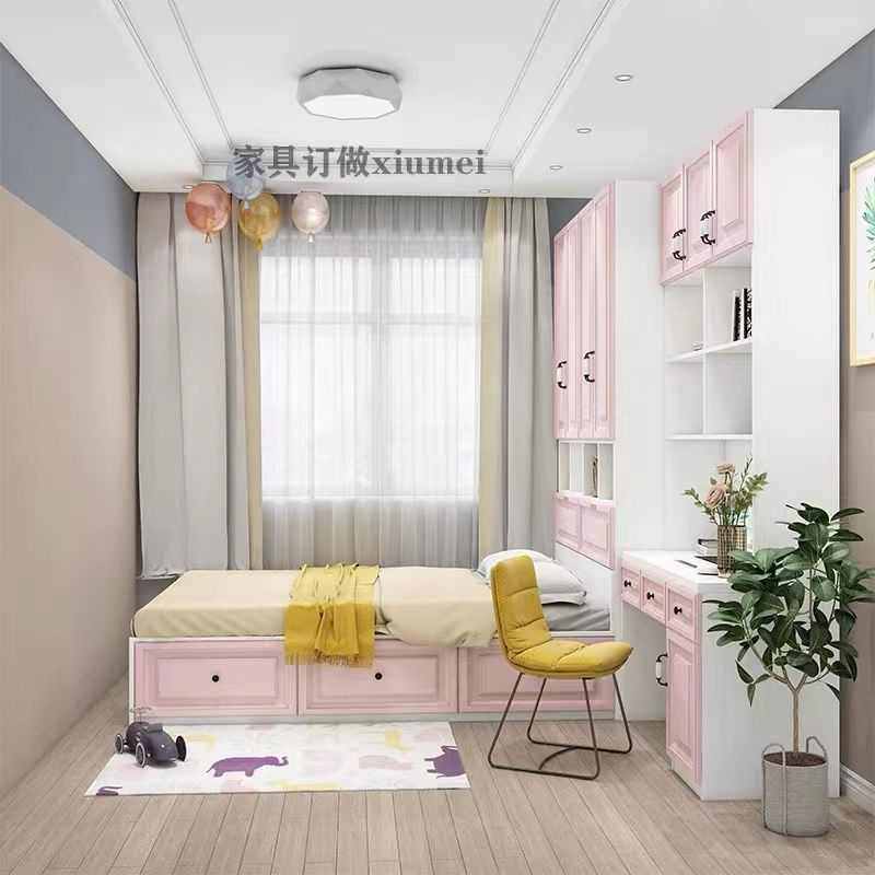 榻榻米床柜组合实木现代床衣柜小房间整体1.2米1.5靠窗户套装尺寸,全屋定制,榻榻米定制,淘宝优惠券,粉丝福利购,淘宝优惠卷