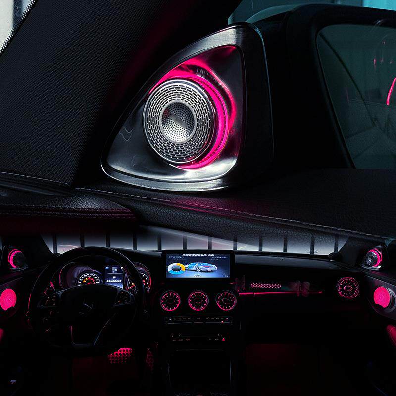 适用15-23款奔驰C级coupe旋转高音C200C260双门轿跑A柱高音喇叭